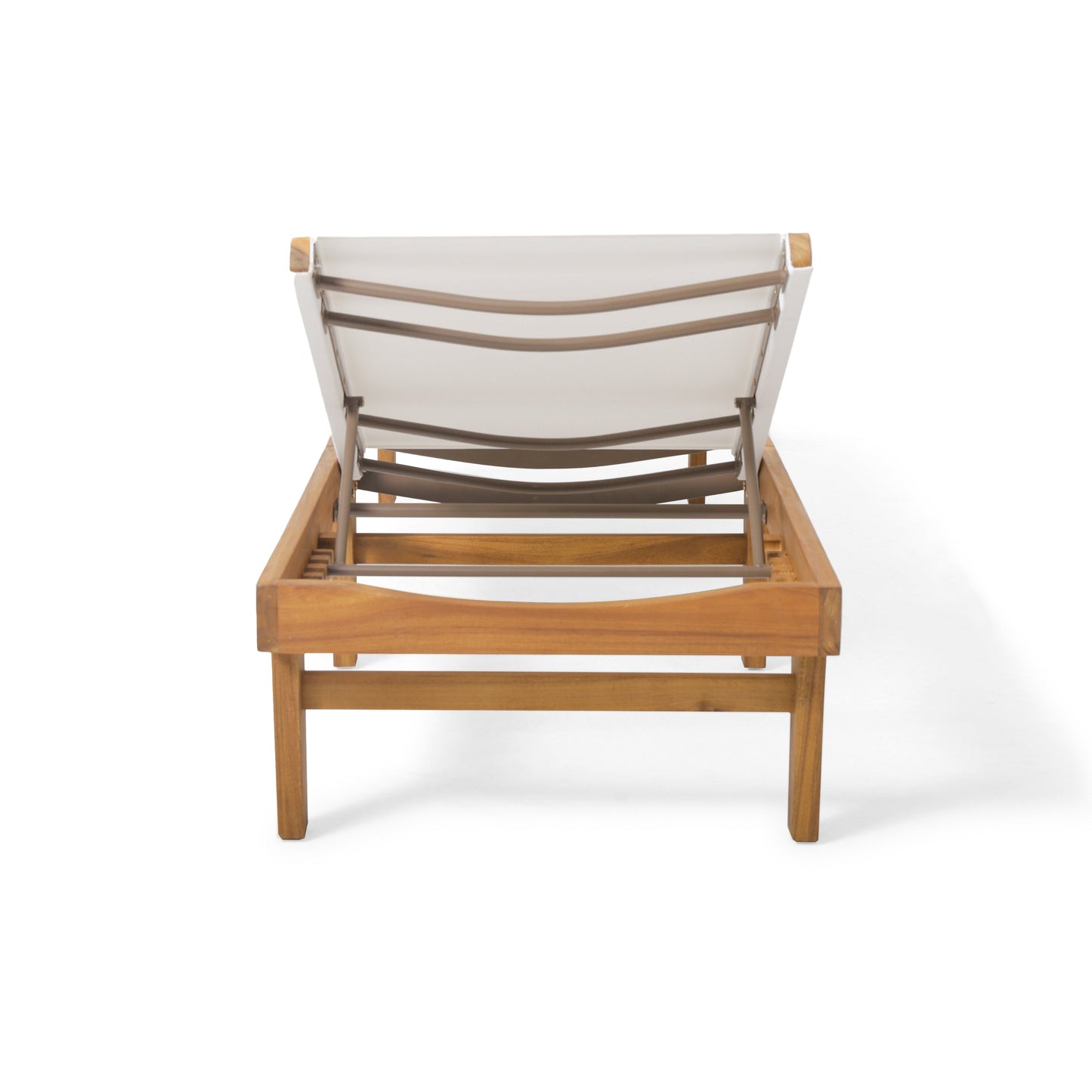 Summerland Chaise Lounge - White Mesh