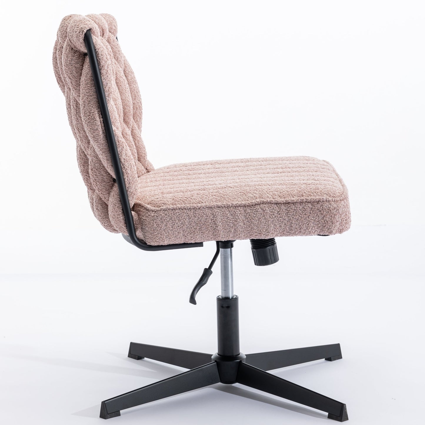 Premium Armless Pink Office Desk Chair
