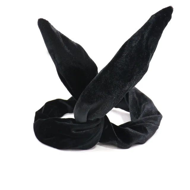 Fabric butterfly knot headband cute rabbit ear headdress headband and headband - Korvel