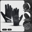 Outdoor sports warm anti slip wear-resistant shock-absorbing anti-collision touch screen road bike riding gloves - Korvel