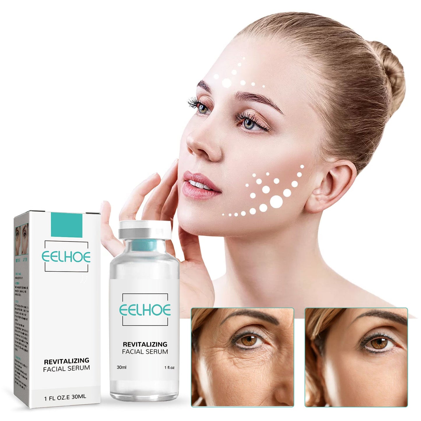 Revitalizing Face Essence Firming And Reducing Fine Lines And Dark Spots Moisturizing And Anti-Aging Whitening Essence - Korvel