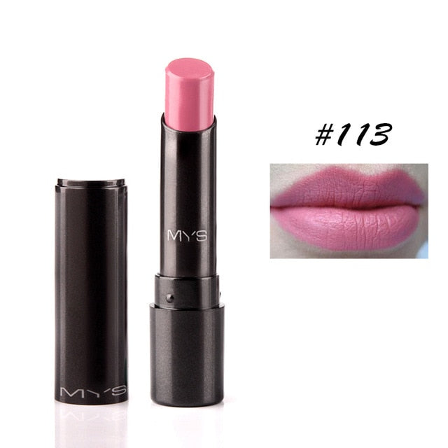 Rouge à lèvres mat MYS Brand Beauty - Teinte rouge longue tenue