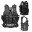 Tactical Vest for Men, Airsoft Vest, Black Molle Vest and Cap Protective Equipment, Tactical Airsoft Gear - Korvel