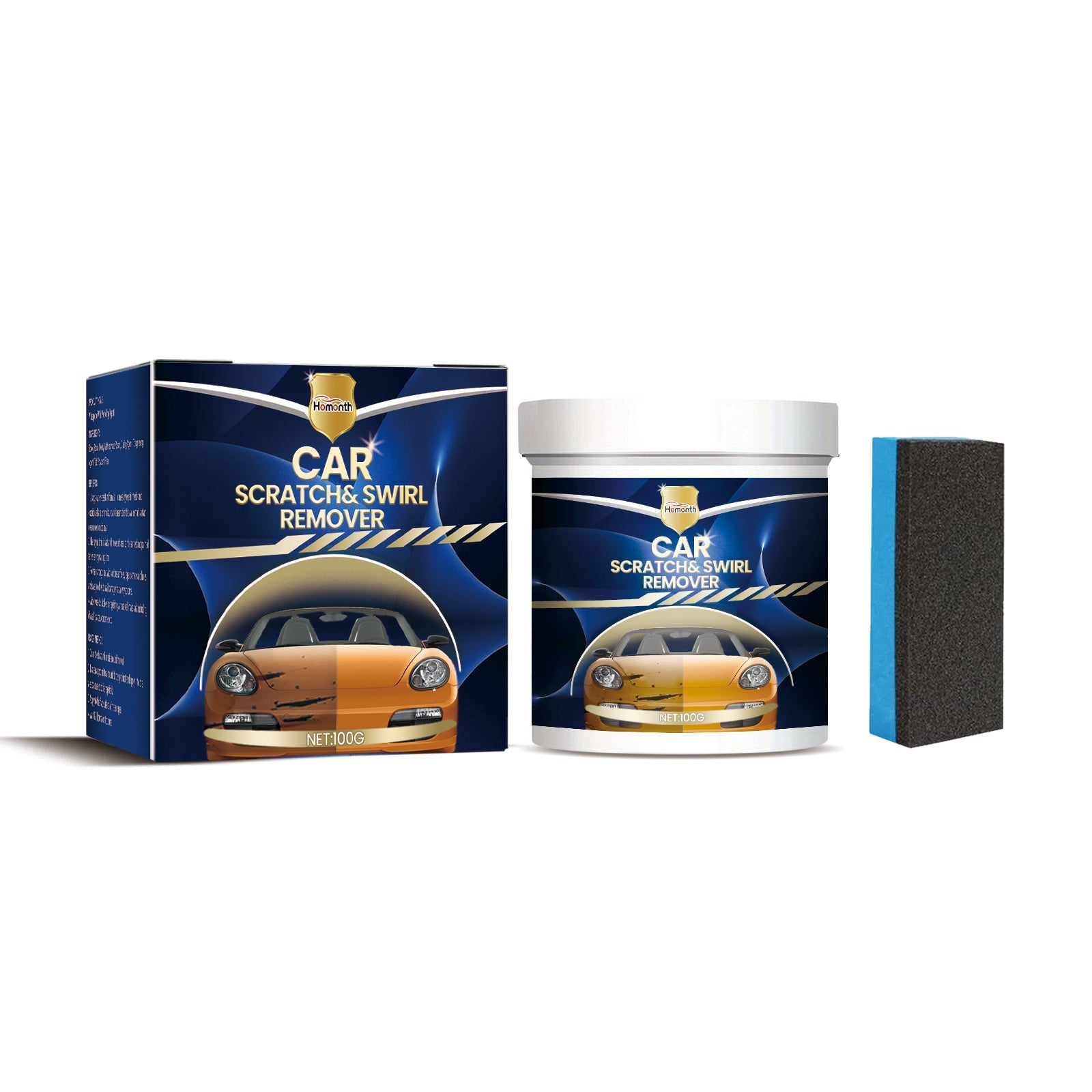 Car Scratch Repair Cream, Paint Scratch Scratch Repair Paint Refinish Polishing Maintenance Coating Paste - Korvel