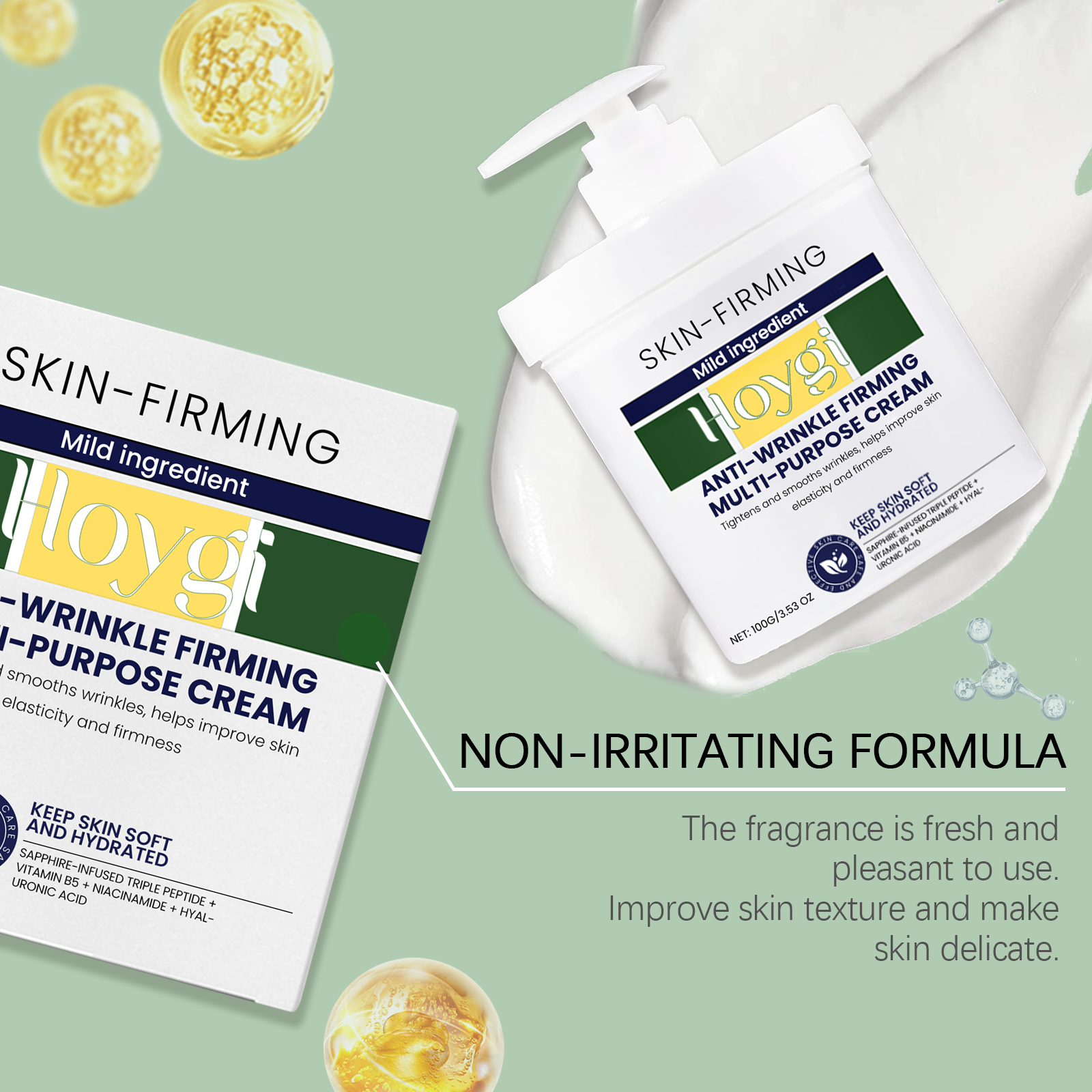 Moisturizing Cream Nourishes The Face, Hydrates The Skin, Moisturizes The Skin, And Moisturizes The Skin - Korvel