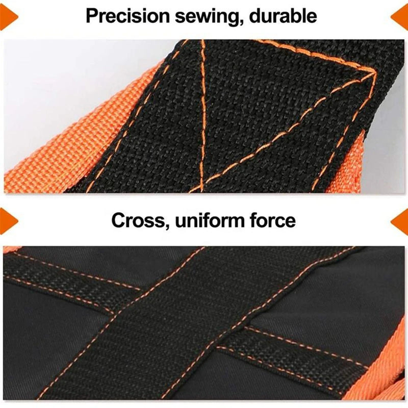 2 Pcs Abdominal Muscle Cantilever Training Belt Support Hanging Belt Suspension Pull Up Leg Fitness Tool For Men Household Nylon - Korvel