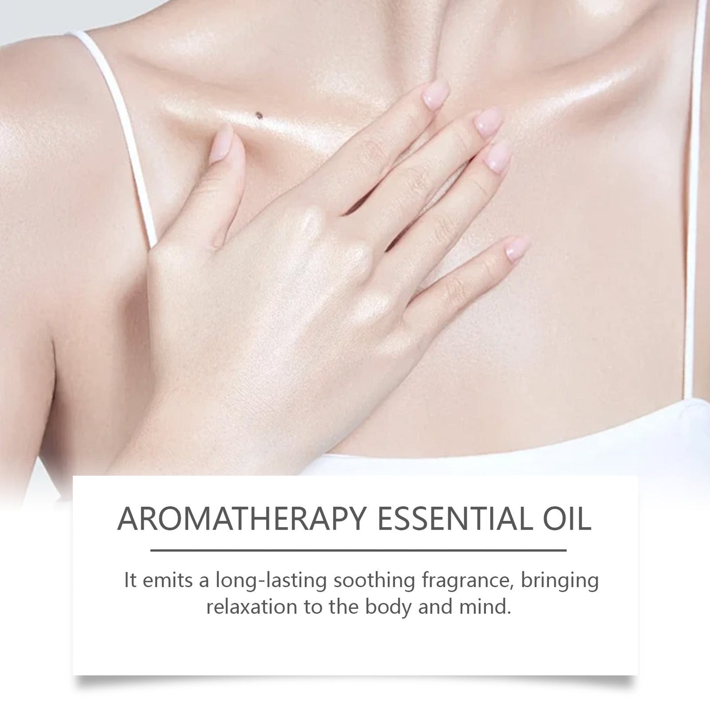 Huile de massage aromathérapeutique apaisante pour la relaxation