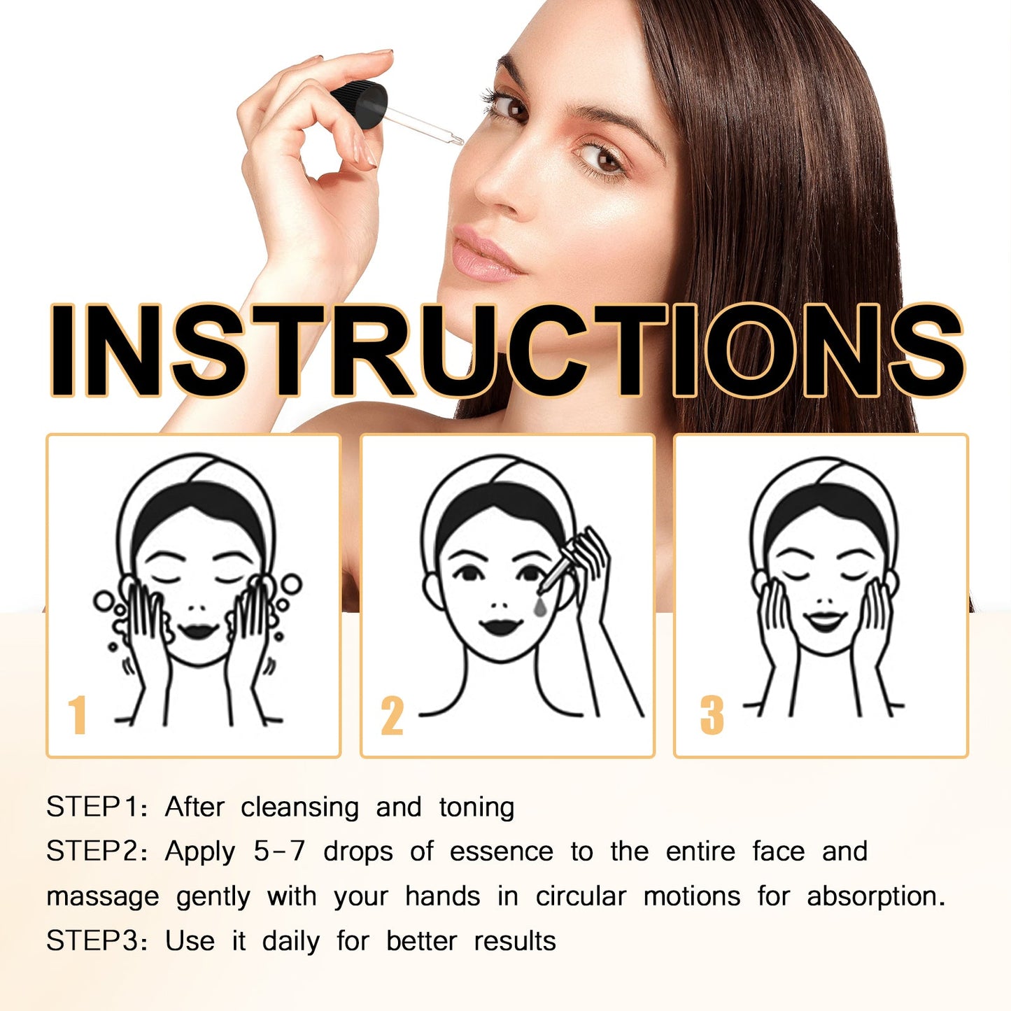 Skin Brightening Serum, Moisturizing And Lightening Spot Melanin Repair Dark And Whitening Skin Essence - Korvel