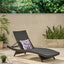 SALEM PE WICKER CHAISE LOUNGE - Korvel
