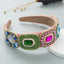 Hair Hoop Fashion New Bright Crystal Baroque Hair Band Hair Cave High Quality Small Fragrance Head Hoop Hair Accessories - Korvel