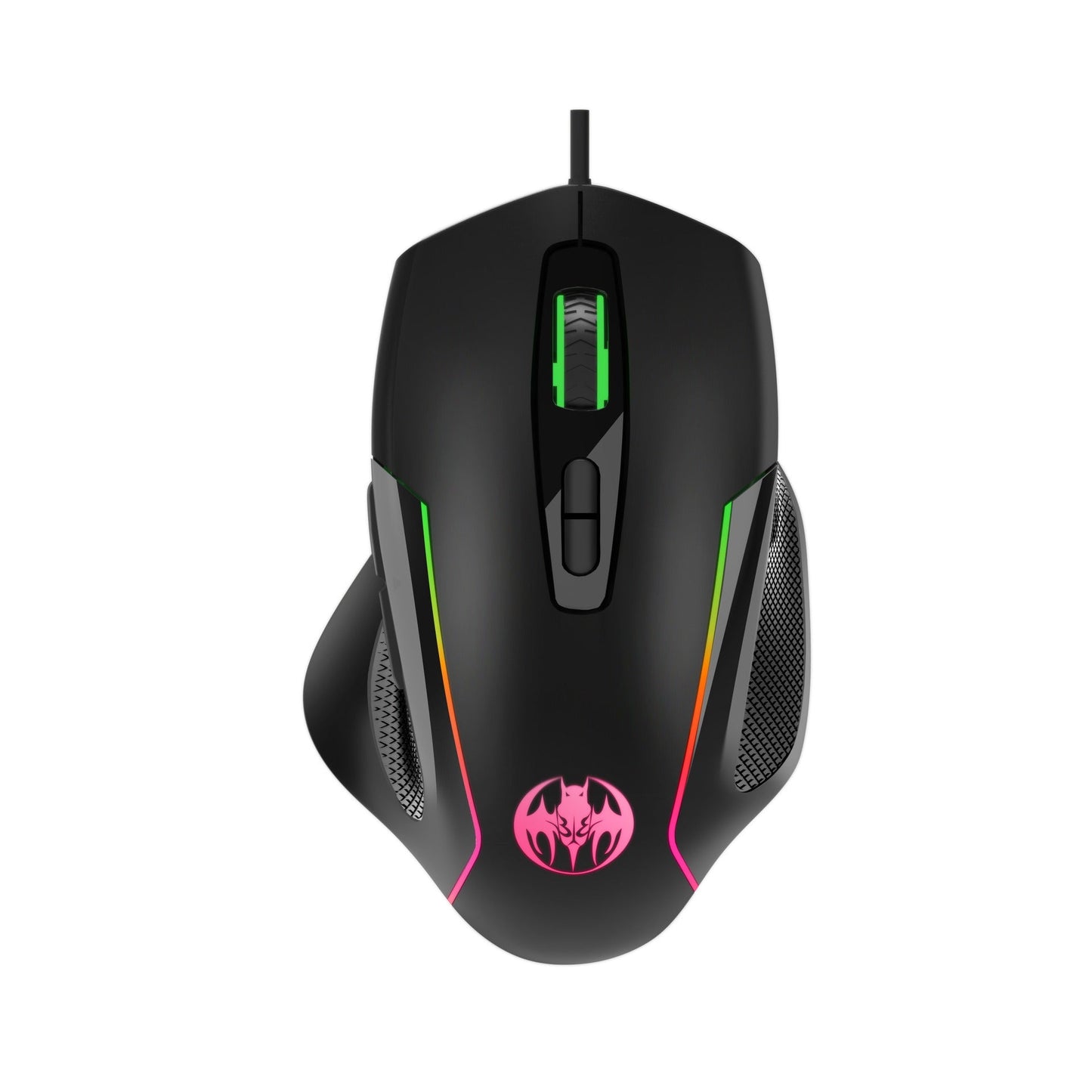 Illuminated USB Wired Optical Gaming Mouse with 8 Buttons