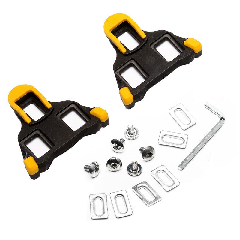 Bicycle Splint Set Special For Road Cycling Shoes|Riding Equipment Red And Yellow Optional Pedal 6 Degrees - Korvel
