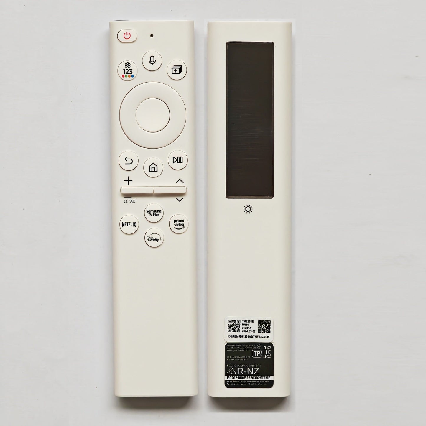 Samsung Solar Bluetooth Voice TV Remote Control BN59-01385A Upgraded Premium Version - Korvel