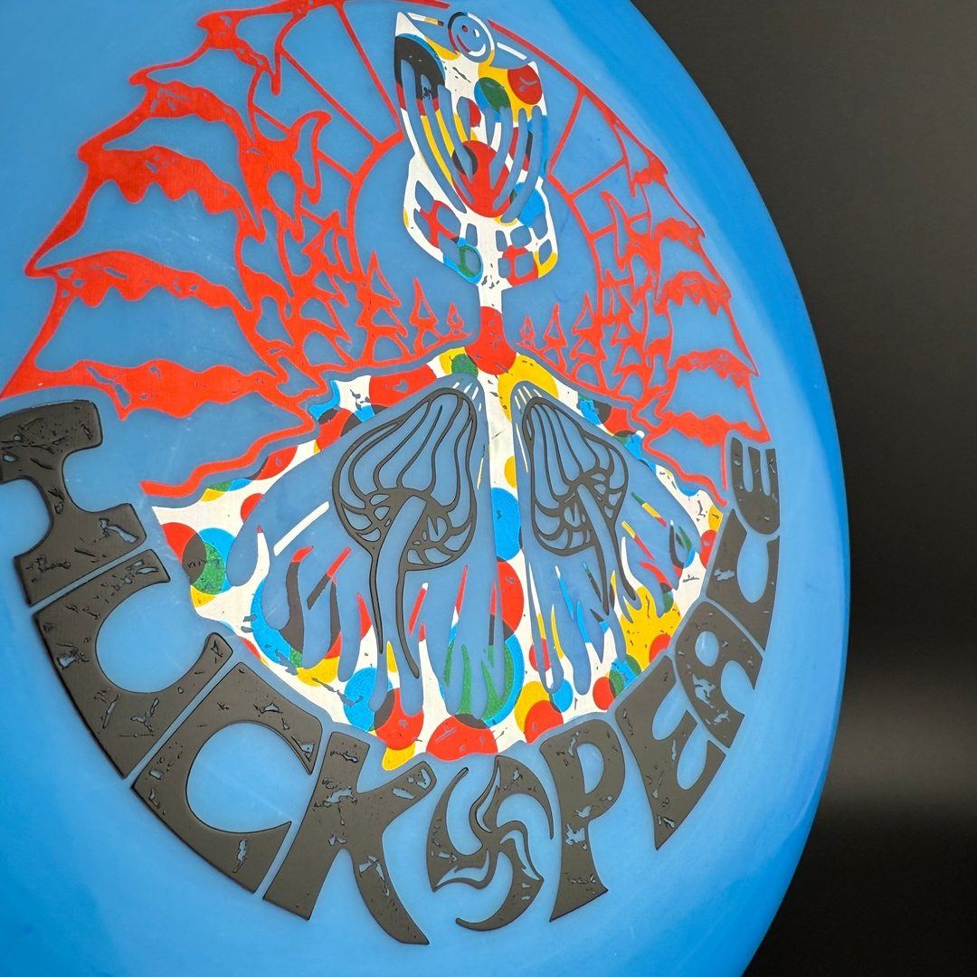 Soft Neo Spore - Huk Lab Peace Triple Foil Stamp Disc