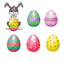 Reflective honeycomb lattice soft magnetic car sticker Easter Easter egg rabbit Santa Claus - Korvel