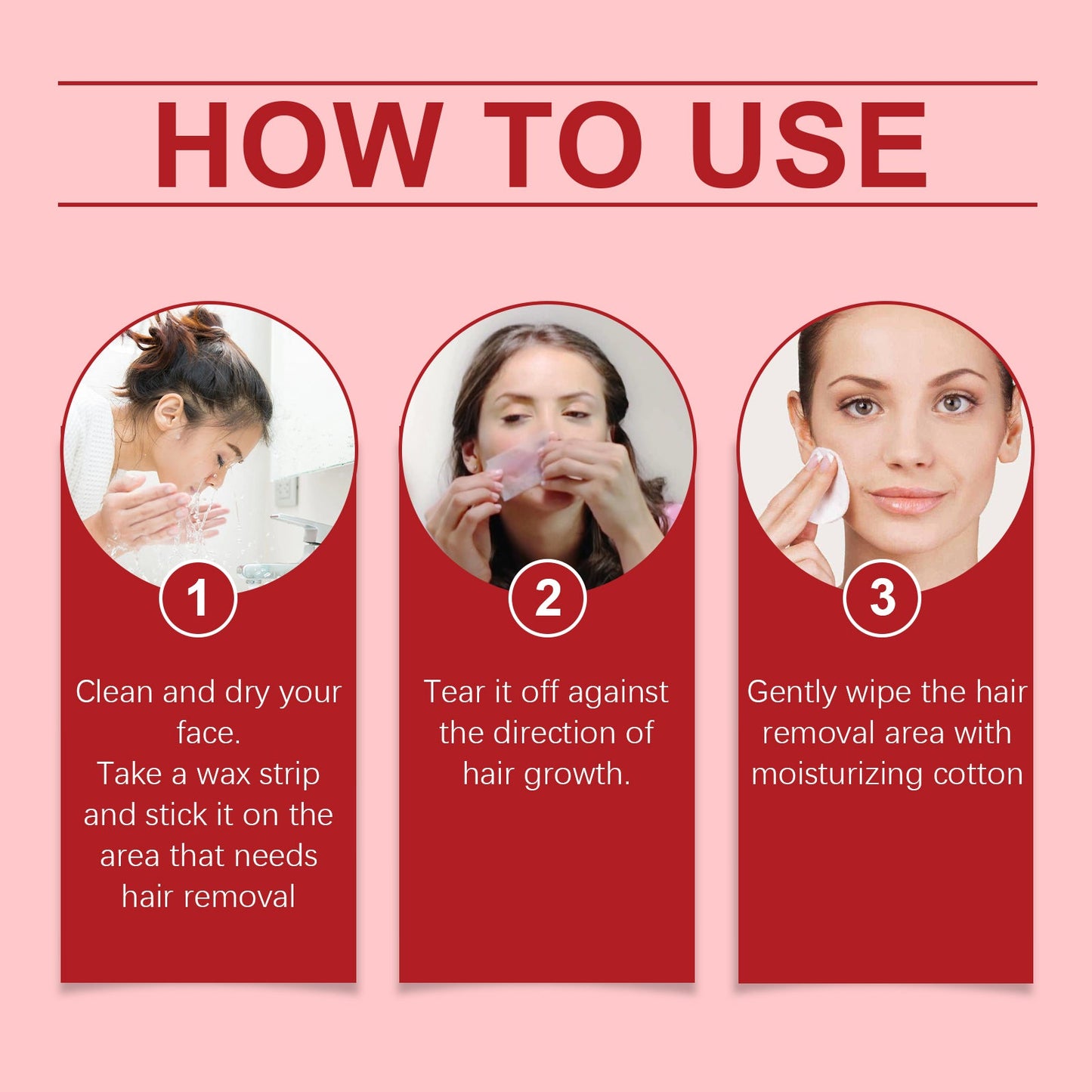 Rose Gentle Facial Hair Removal Wax Gently Moisturizes Refreshing, Clean And Smooth Facial Lip Hair Removal - Korvel