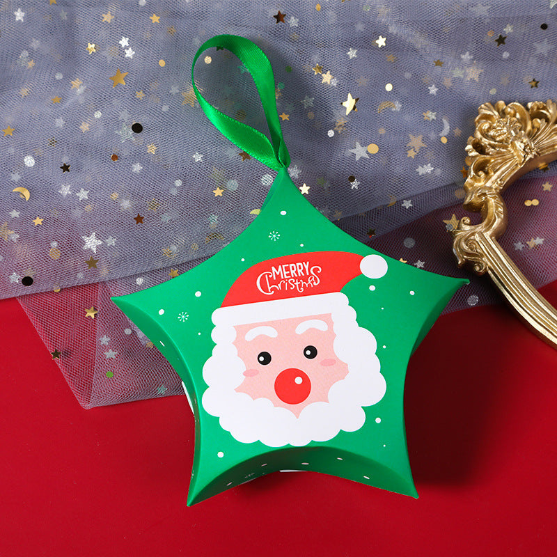 Christmas candy packaging box, Christmas gift box, new pentagonal star gift packaging box - Korvel