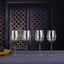 Enamel lead-free red wine cup crystal glass high footed cup decanter set - Korvel