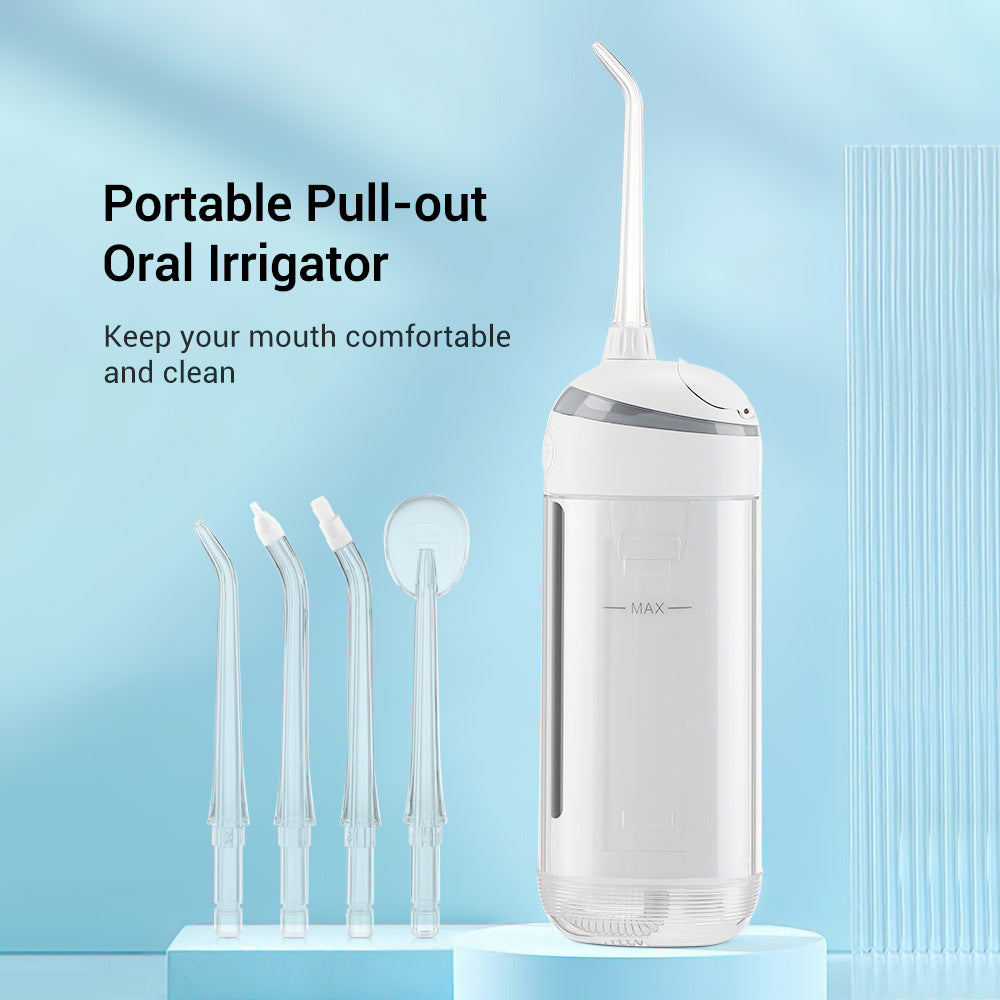 6-Speed Tooth Flusher Electric Portable Tooth Cleaning Device Household Water Flosser To Remove Calculus Pulse Tooth Cleaning Device - Korvel