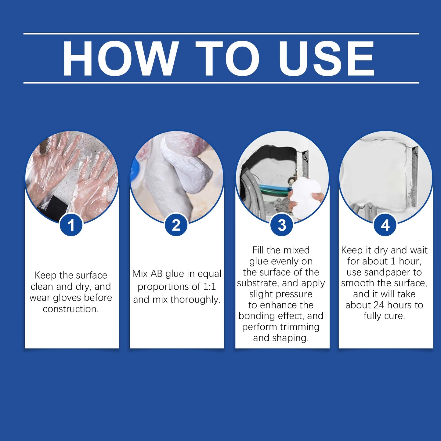 Multi-Functional Waterproof Adhesive for Strong Repairs