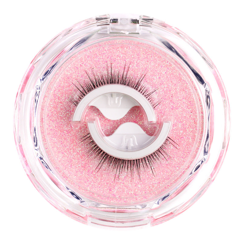 New Product Glue-Free Self-Adhesive Eyelashes Spare Glue Strip Temperature-Sensing Self-Adhesive False Eyelashes Curling Realistic Natural False Eyelashes - Korvel