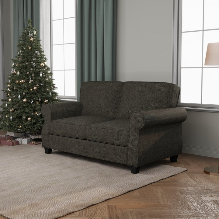 Sofa with Solid Wood Frame,, Comfy Sofa Couch with Extra Deep Seats, Modern 2 Seater Sofa, for Living Room Apartment Lounge - Korvel
