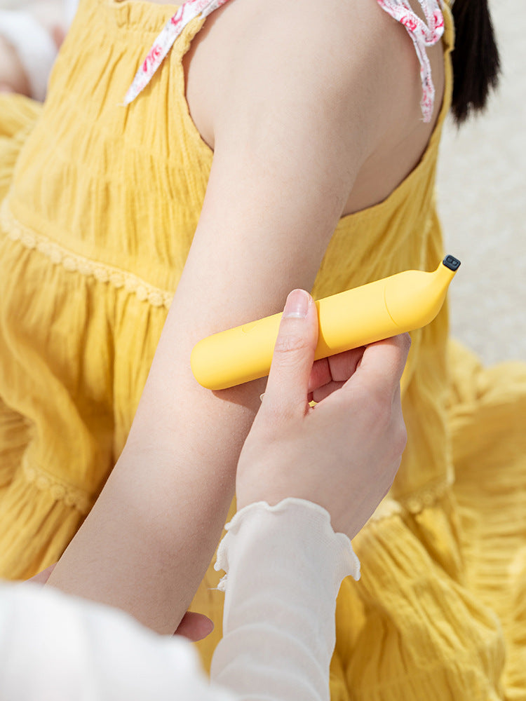 Banana Anti-Itch Stick Portable Anti-Itch Pen Adult Children Mosquito Bites Physical Pulse Quick-Acting Soothing Anti-Itch Device - Korvel