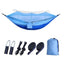 Bourette spinning 210T Nylon Hammock Outdoor Anti-mosquito Hammock Outdoor Camping Goods Bed Bearing - Korvel