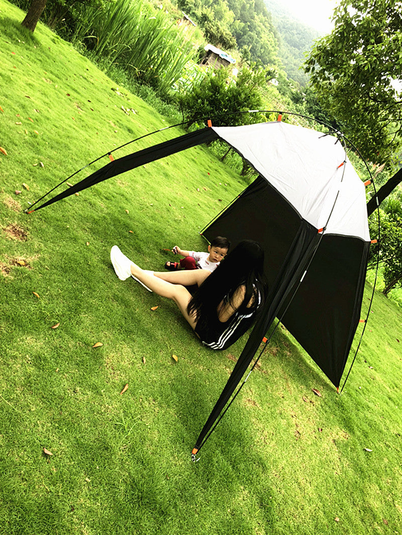 Pop Up Beach Tent Sun Shade Shelter Anti-UV Shelter Fully Automatic Folding Camping Tent - Korvel