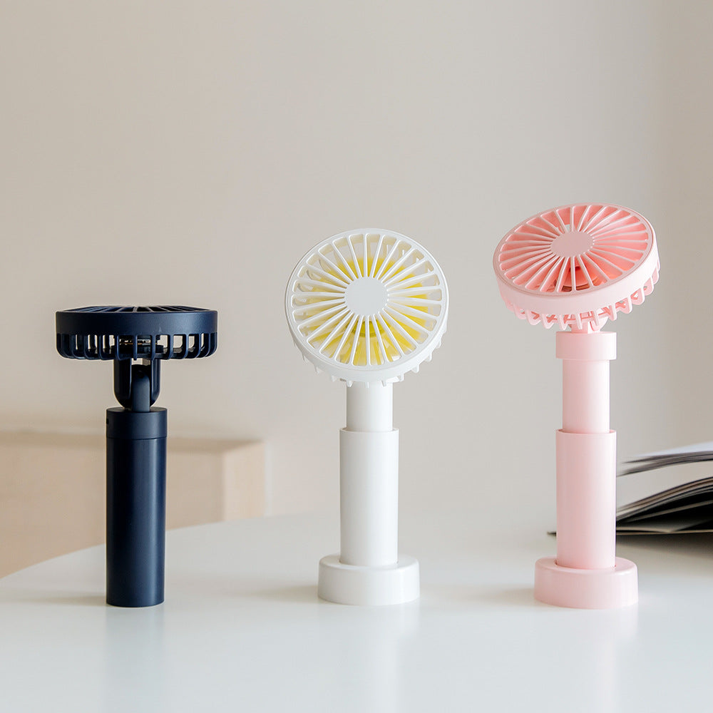 Multi-Dimensional Telescopic Rotating Mini Handheld Fan
