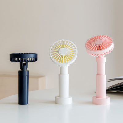 Multi-Dimensional Telescopic Rotating Mini Handheld Fan