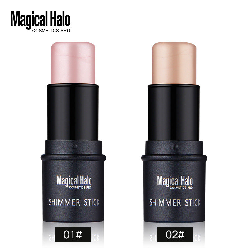 Makeup MH Highlight Repairing Brightening Shadow Stick Stereo Face Primer Lying Silkworm Pen - Korvel