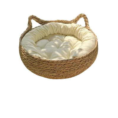 Cat Nest Winter Warm Cat Nest Cushion Thick Winter Round Nest House - Korvel