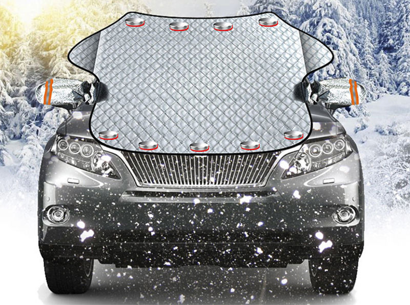 Car Snow Block Front Windshield Cover Anti-Frost Anti-Freeze Sunshade Shade Winter Snow Block Auto Supplies Sunshad - Korvel