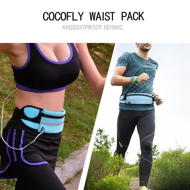 Fashion mini fanny pack for women men Portable convenient USB waist pack Travel multifunctional waterproof phone belt bag - Korvel