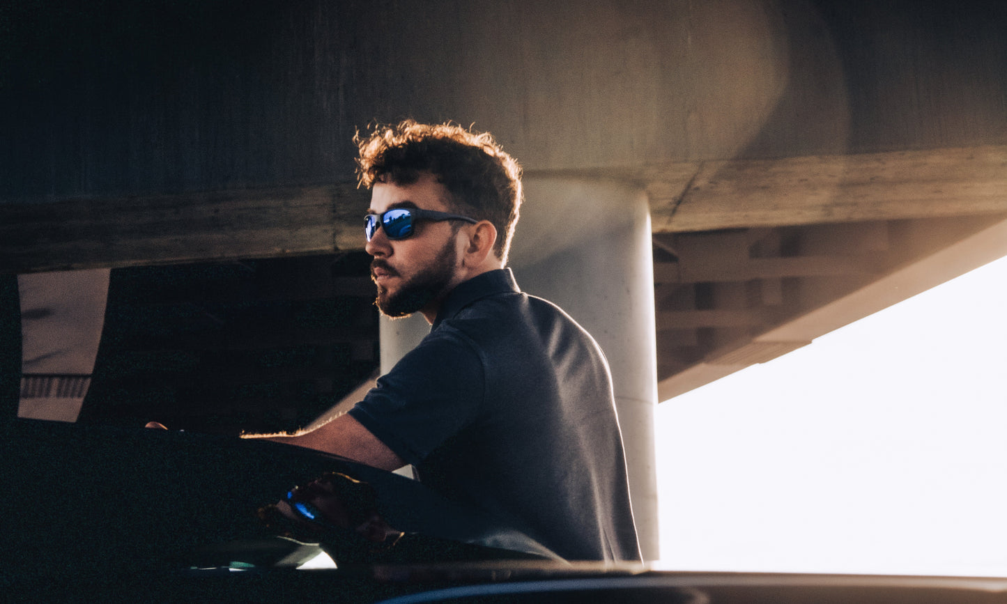 POMPEI Floatable Sunglasses - Matte Black/Brown Polarized Hydro