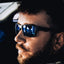 POMPEI FLOATABLE SUNGLASSES (MATTE BLACK/PURPLE POLARIZED) - Korvel
