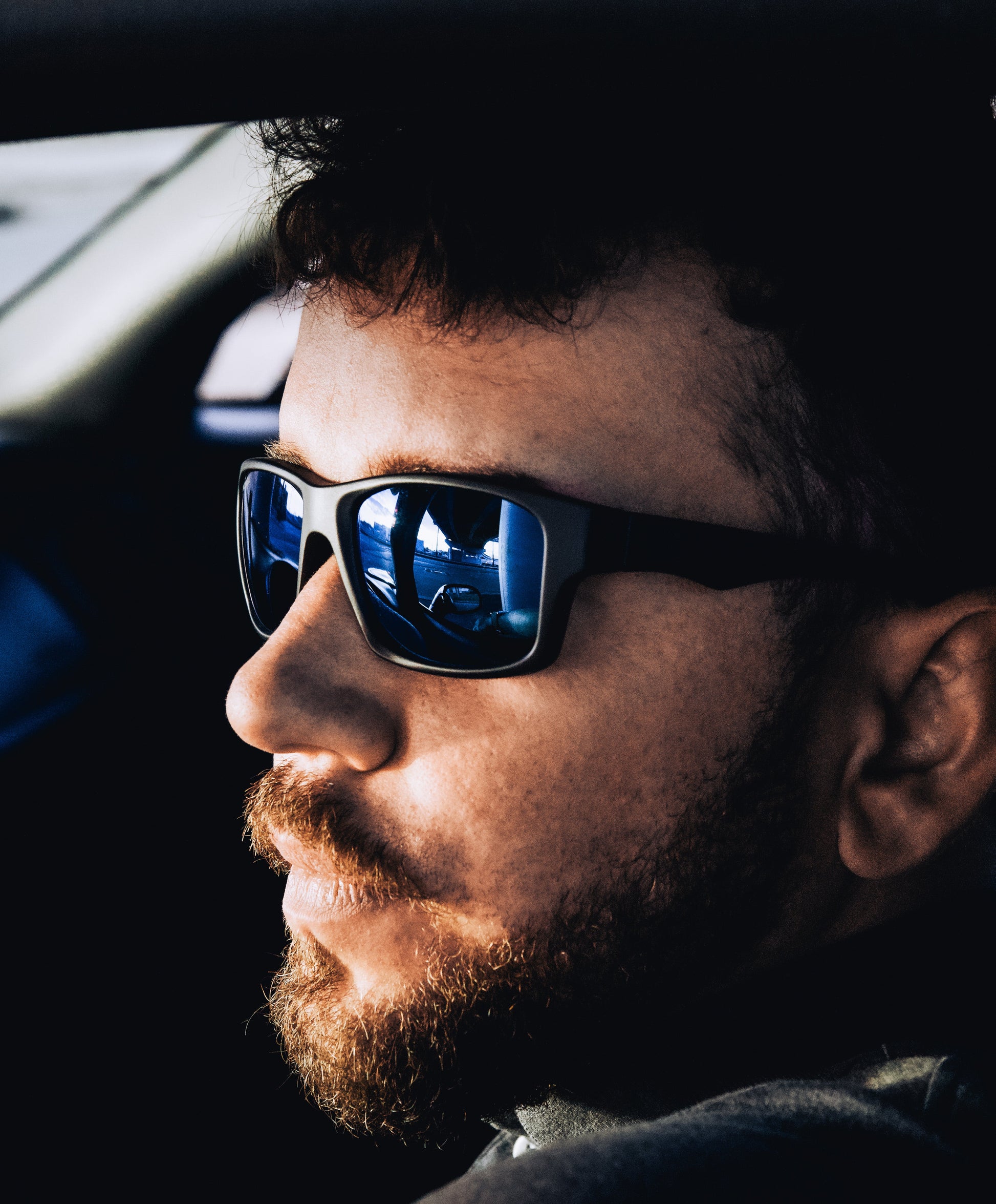 POMPEI FLOATABLE SUNGLASSES (MATTE BLACK/PURPLE POLARIZED) - Korvel