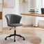 Home Office Chair, Velvet Fabric Swivel Flower Shape Computer Desk Chair for Home Office or Bedroom - Korvel