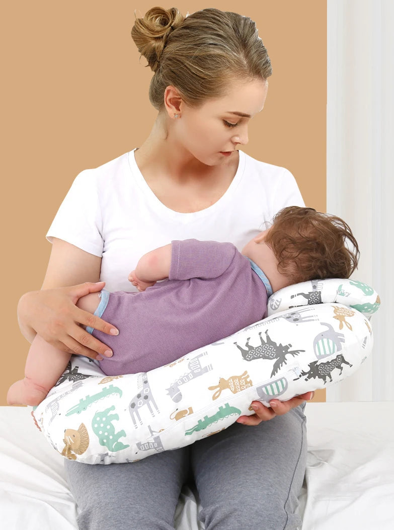 Multi functional baby feeding pillow for mothers - Korvel