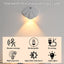Rechargeable Toilet Light - Toilet Night Light with Motion Sensor for Toilet Stairs Hallway Cabinet - Korvel