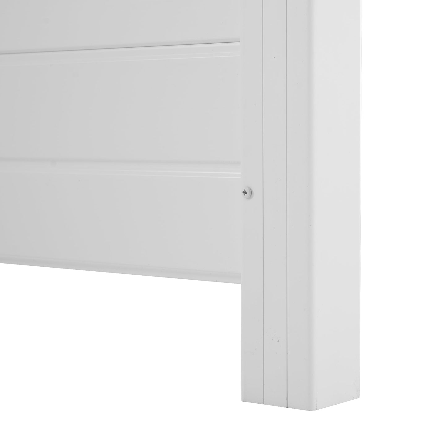 Premium Vinyl Privacy Fence Panels Kit - White