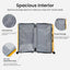 Luggage Set 4 pcs (20"/24"/29"/Travel Bag), PC+ABS Durable Lightweight Luggage with Collapsible Cup Holder TSA Lock, Yellow - Korvel