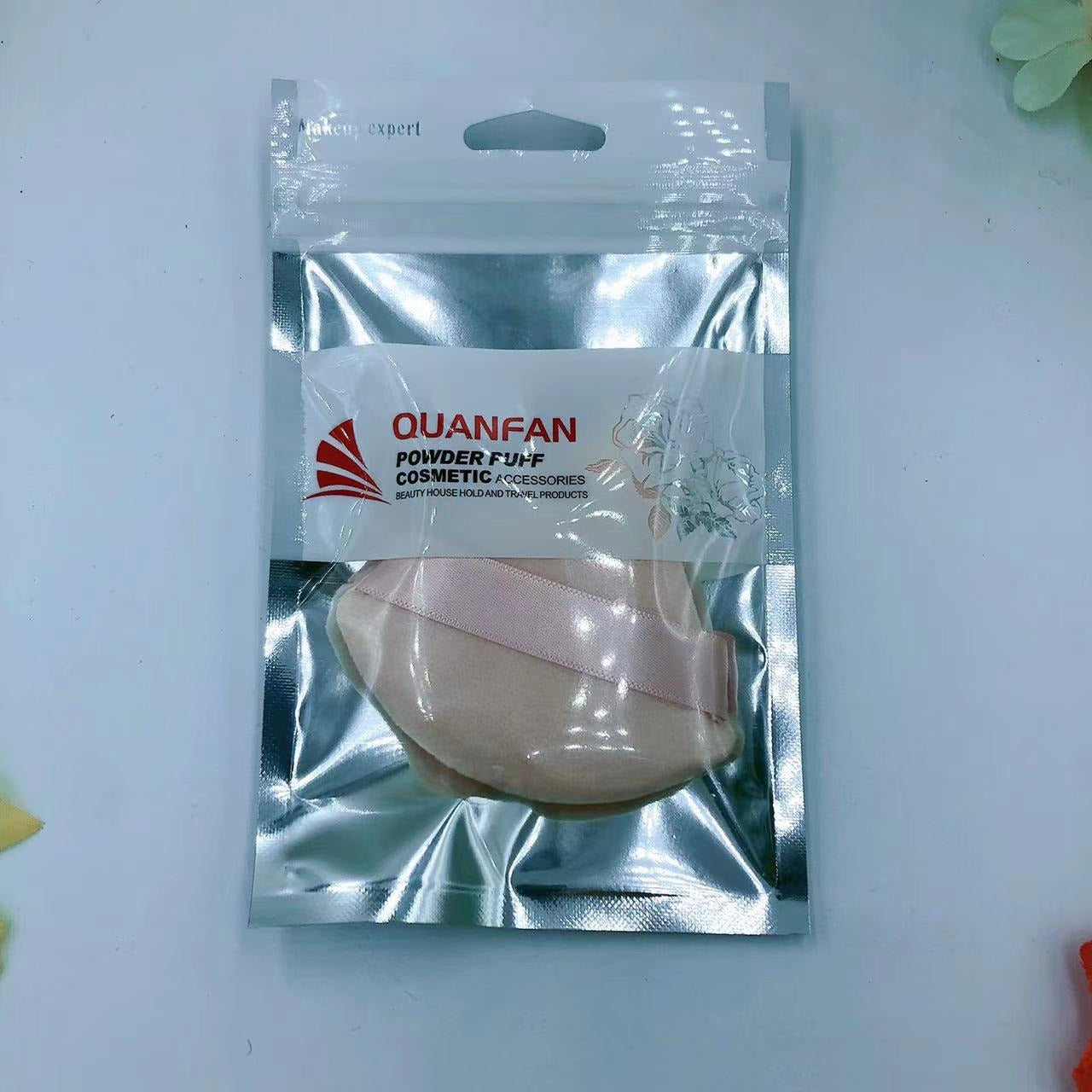 Puff à Poudre Sec Triangle - Outil de Maquillage Premium