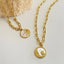 Titanium Steel Sun & Moon Necklace - Korvel