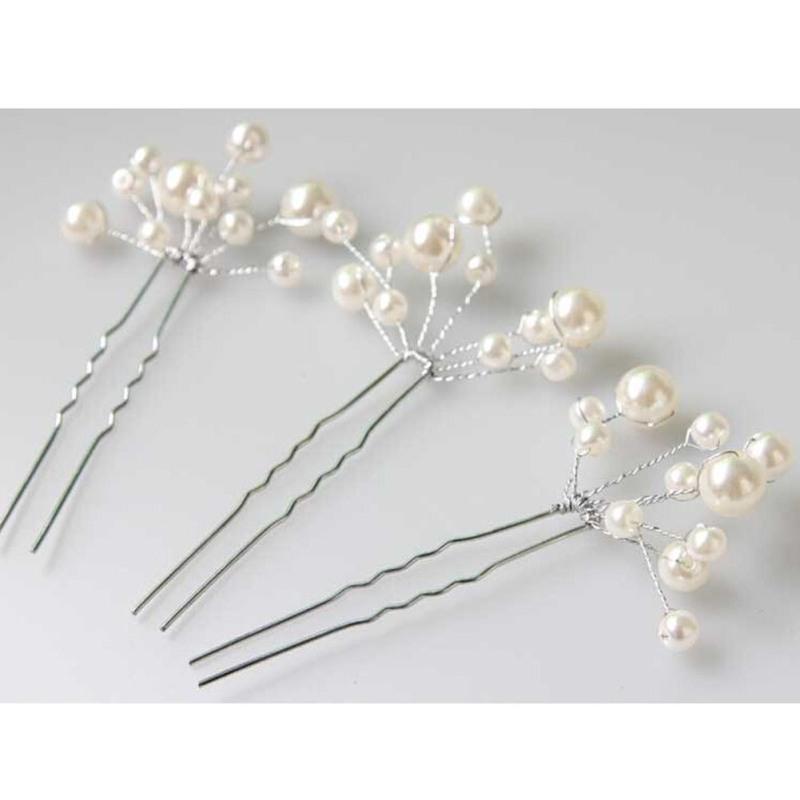 6 Pieces Wedding Bridal Hair Jewelry - Korvel