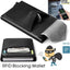 Business Men Credit Card Wallet Aluminum Cash ID Card Holder  Case Blocking Slim Metal Wallet Coin Purse Black - Korvel