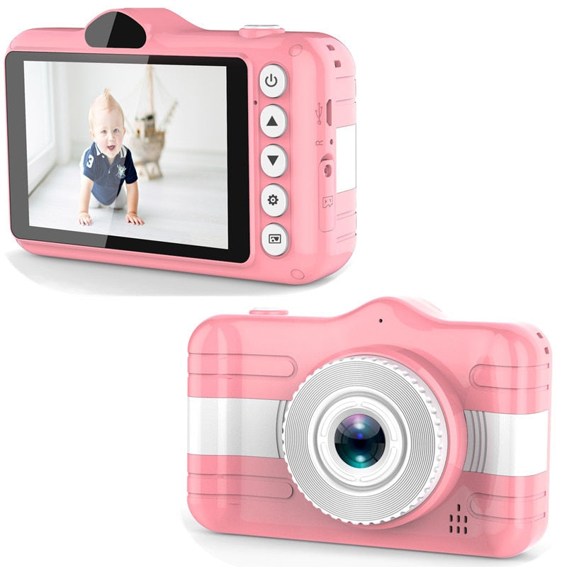 Child Camera Digital Camera 3.5 inch Cute Cartoon Camera Toys Children Birthday Gift 12MP 1080P Photo Video Camera For Kids - Korvel