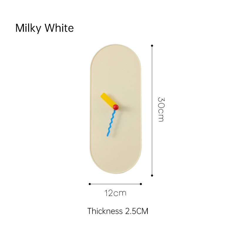 Dopamine - themed wall - mounted clock for home decor. Suitable for living rooms, a great kids' gift, modern - designed with a s - Korvel