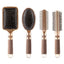 Ribbed Comb Curly Hair Comb Home Massage Comb Smooth Hair Comb Big Bend Comb Modeling Comb Air Cushion Comb - Korvel